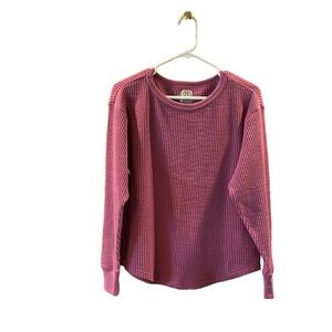 NWOT Gap Waffle-knit Crewneck T-Shirt